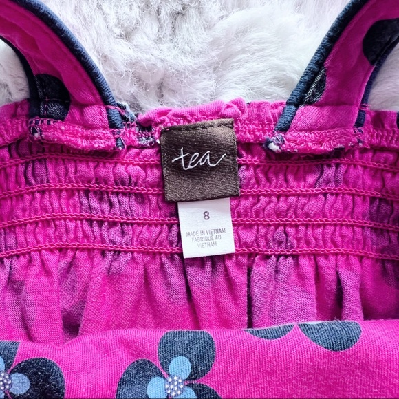 Tea Jumper | Romper | Girls 8 | Good Used Condition | Modern Floral Pattern - Picture 2 of 8